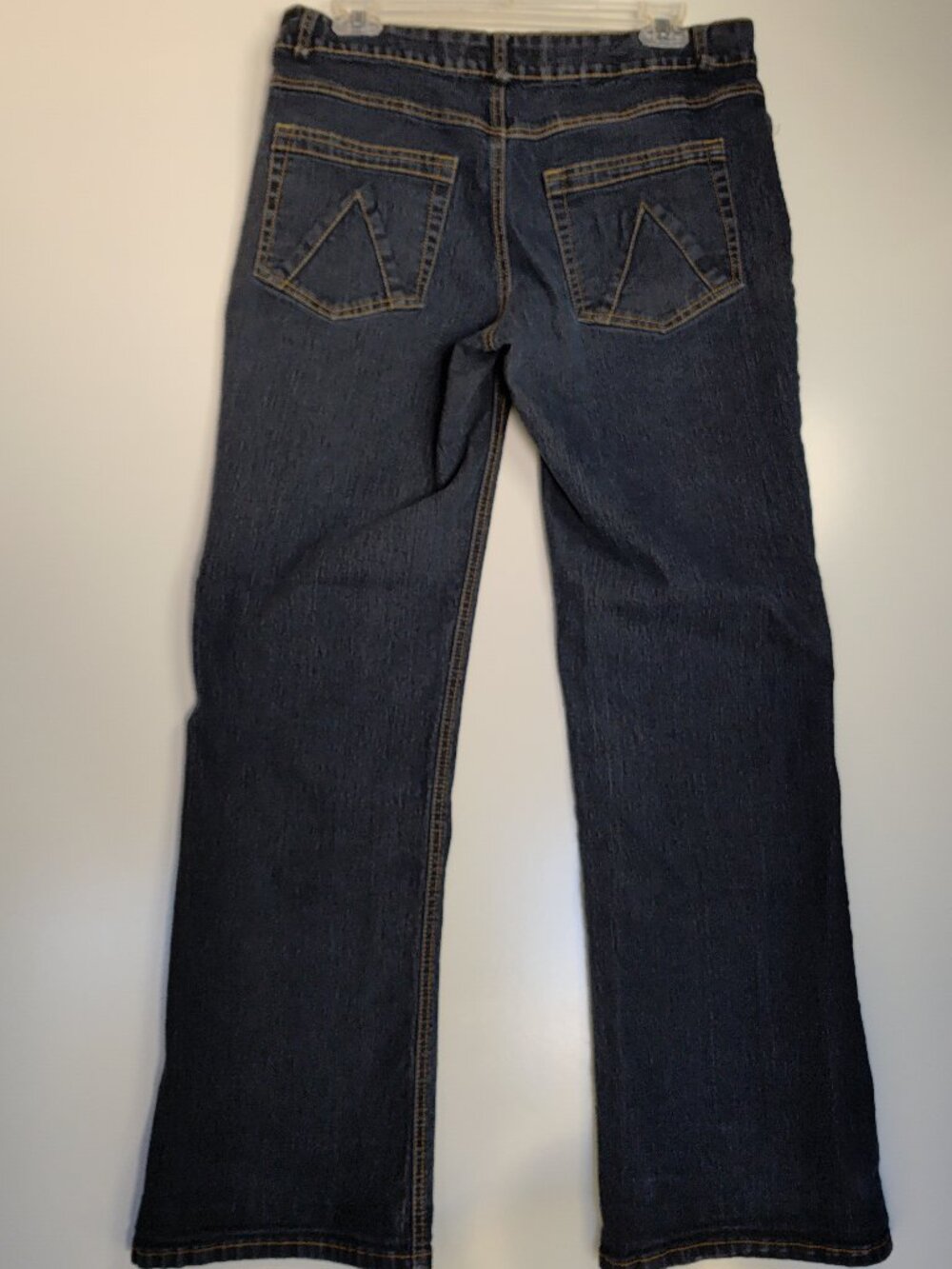 Pretty Jeans Women's High-rise Jeans Dark Washed Size 15/16 Stretch Boot Cut